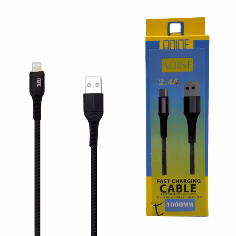 کابل شارژر لایتنینگ به USB آدینه مدل D5