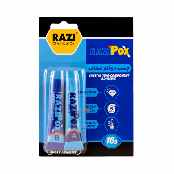 چسب دوقلو شفاف رازی