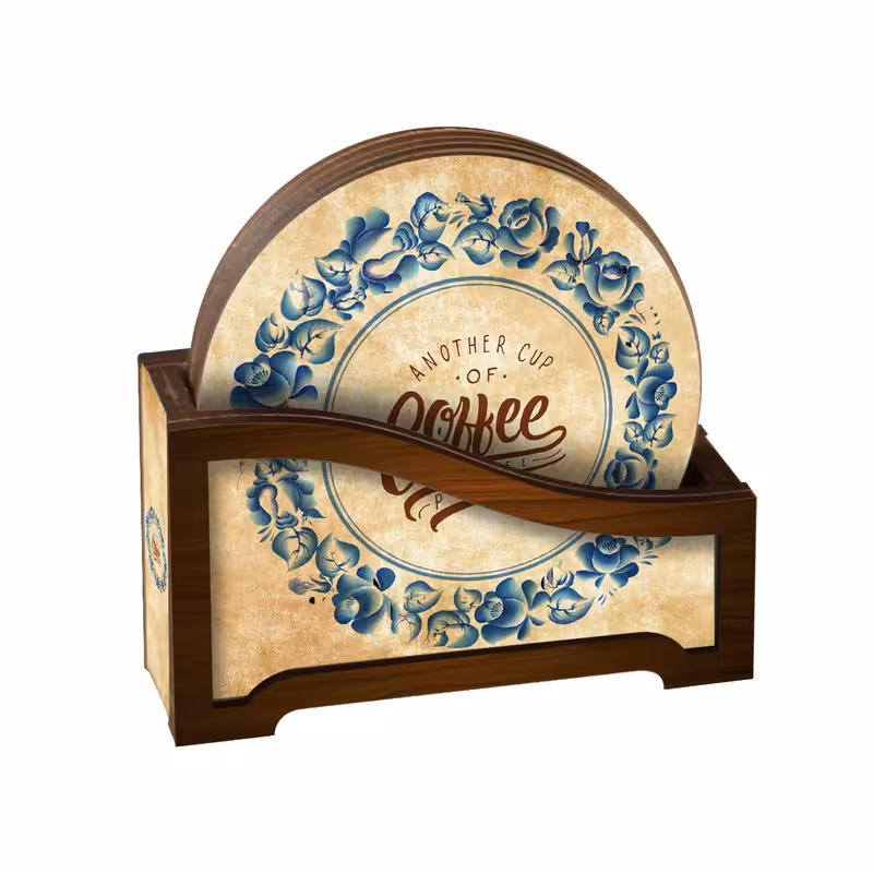 زیر لیوانی لوکسینو مدل COFFEE کد MRP_1305 بسته 6 عددی | کالا مکس