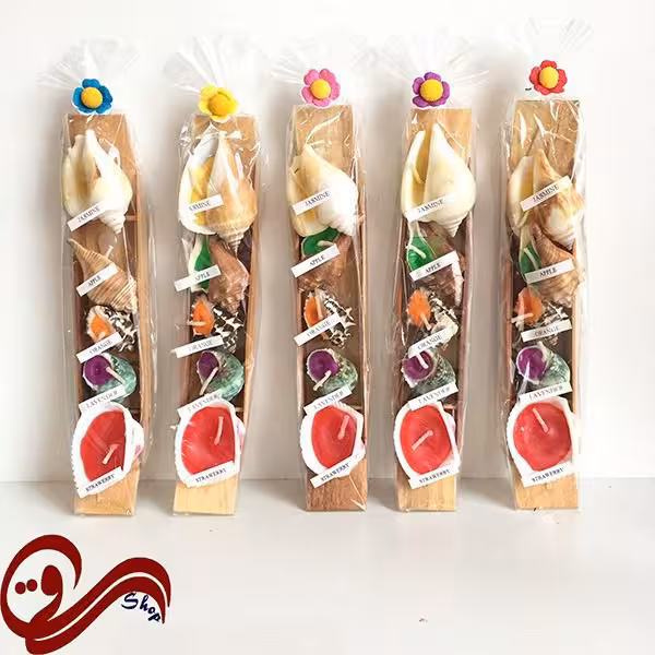 شمع طرح صدف تایلندی Shell Thai Candle