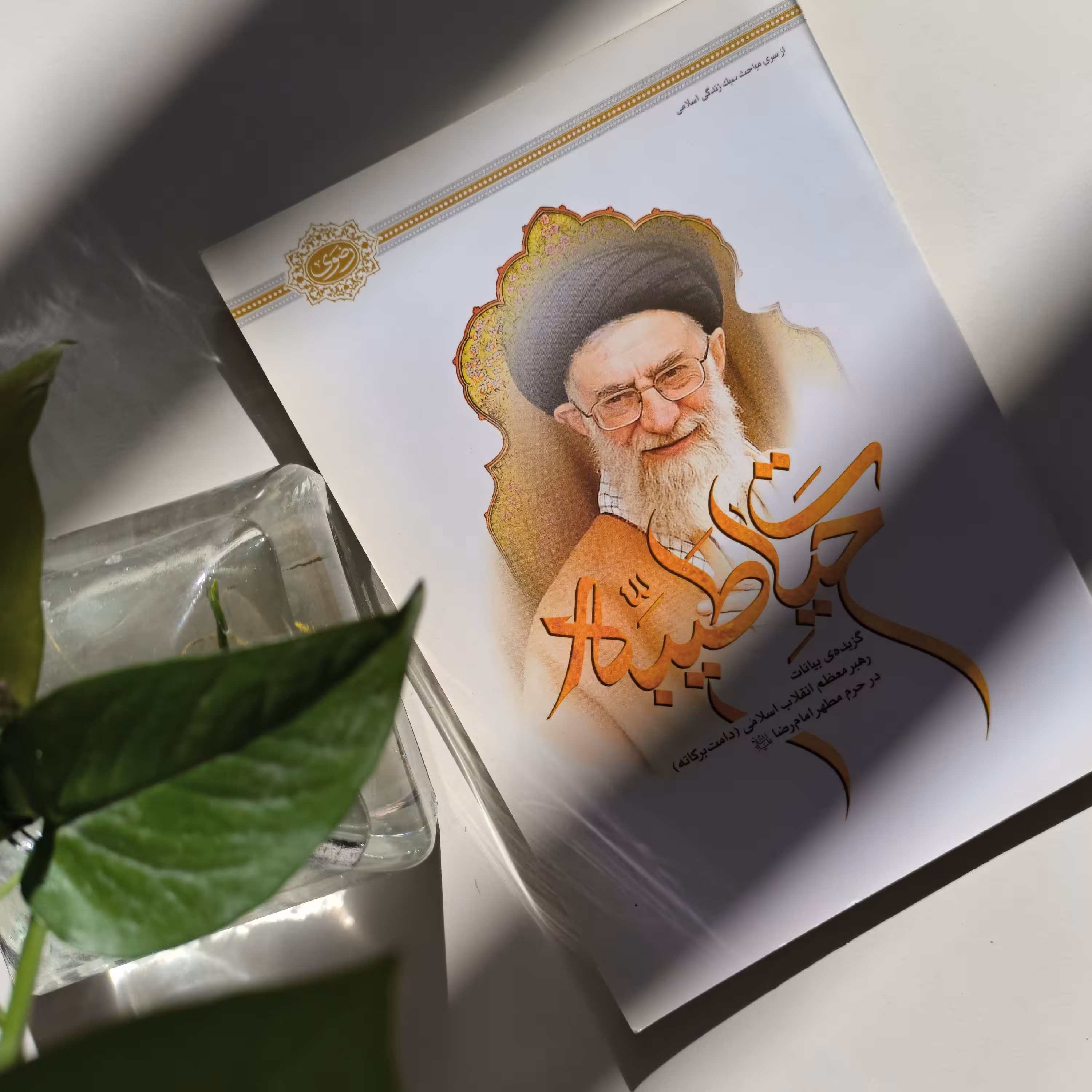 کتاب حیاه طیبه گزیده ای از بیانات رهبر انقلاب در حرم امام رضا علیه السلام 