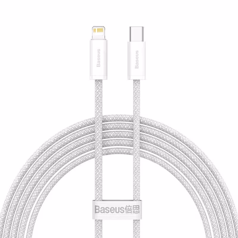کابل تبدیل لایتنینگ به USB-C باسئوس مدل CALD0001 طول 2 متر