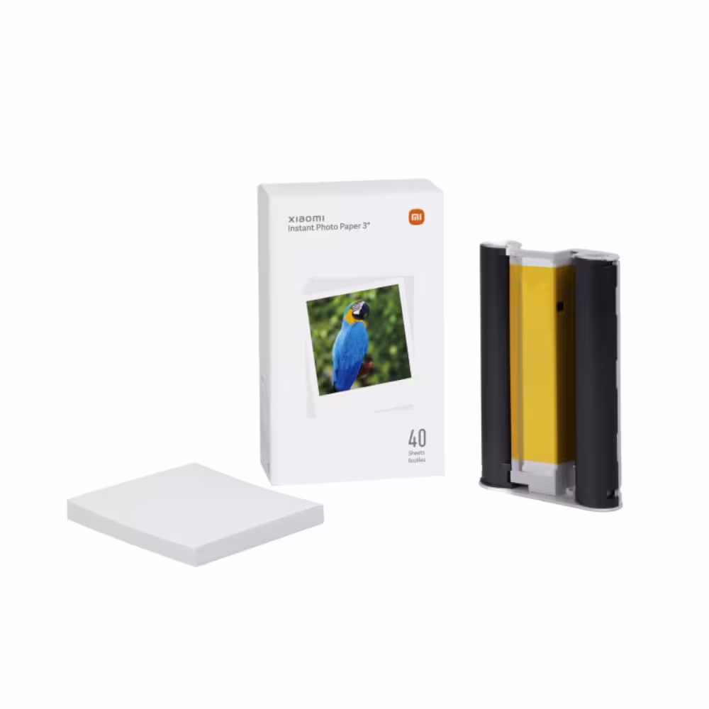پک 40 تایی کاغذ 3 اینچی چاپ سریع شیائومی مدل Xiaomi Instant Photo Paper