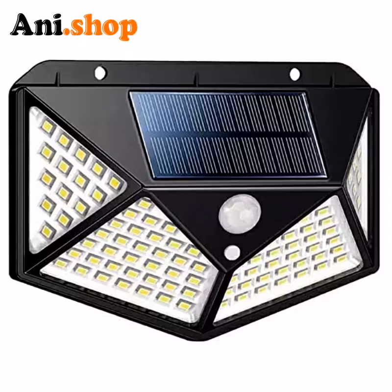 چراغ دیوارکوب خورشیدی سه حالته سنسوردار مدل bk-100