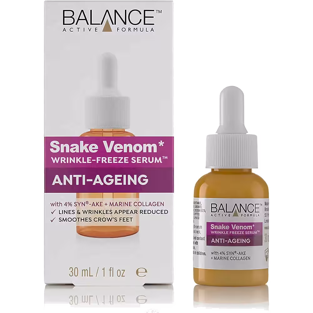 سرم مار بالانس ضد چروک و ضد پیری مدل Snake Venom Wrinkle Freeze Serum