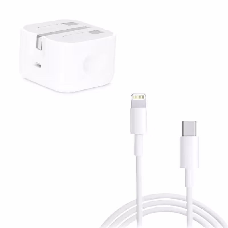 شارژر دیواری  25 وات مدل IPHONE 13 pro max به همراه کابل لایتنینگ