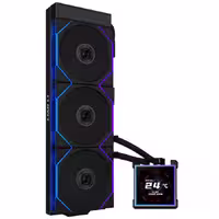 کولر پردازنده مایع لیان لی مشکی مدل Hydroshift II LCD-S 360TL AIO