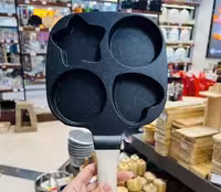 تابه چهار خانه چدن گرانیت وارداتی eco
