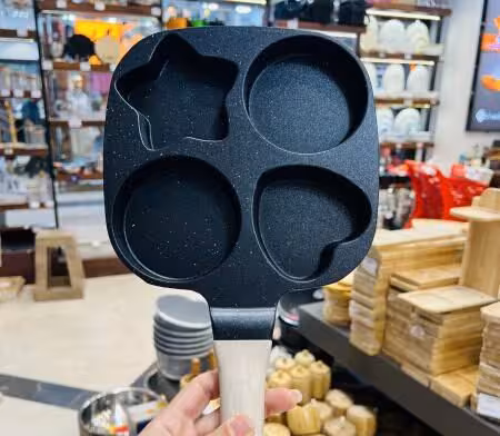 تابه چهار خانه چدن گرانیت وارداتی eco
