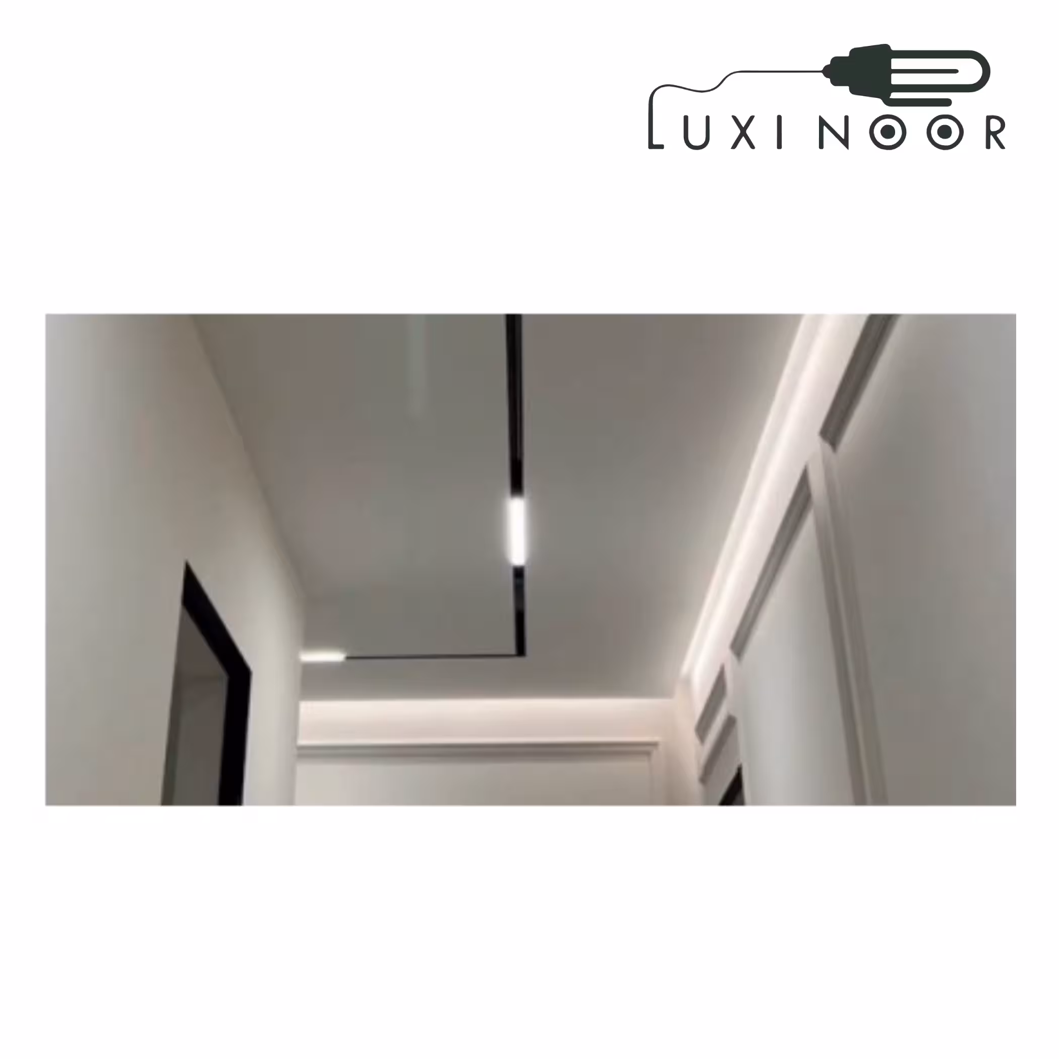 چراغ خطی لاینر مگنتی 4 سانت  20w آقای نورمدل MR22-40