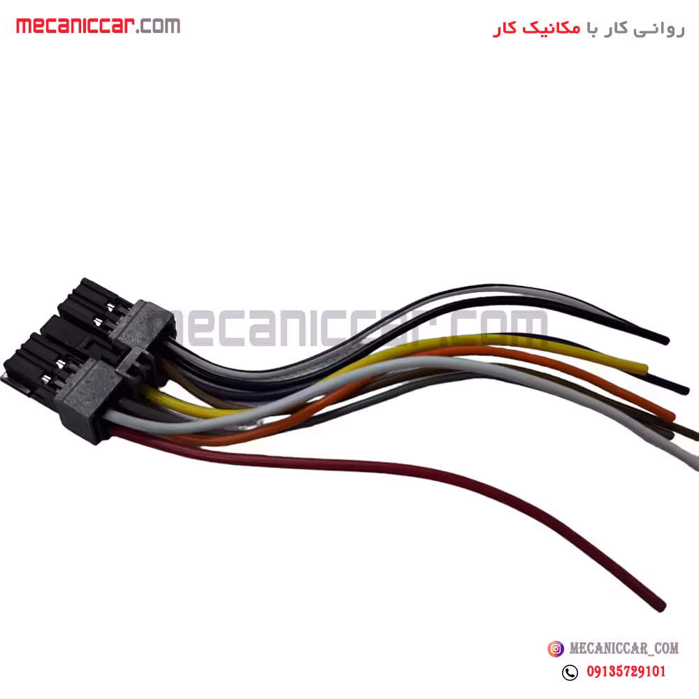 سوکت دسته راهنما و کلید شیشه بالابر راست بزرگ پژو 405 و پارس مجد