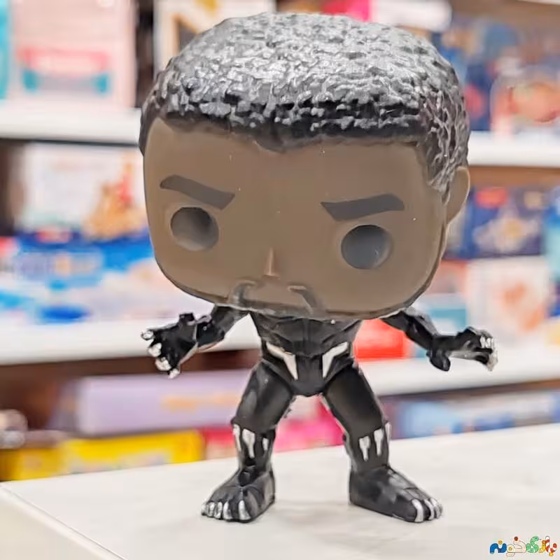 فیگور تکی شخصیت بلک پنتر  black panter طرح فانکو وارداتی ارتفاع 9 سانت