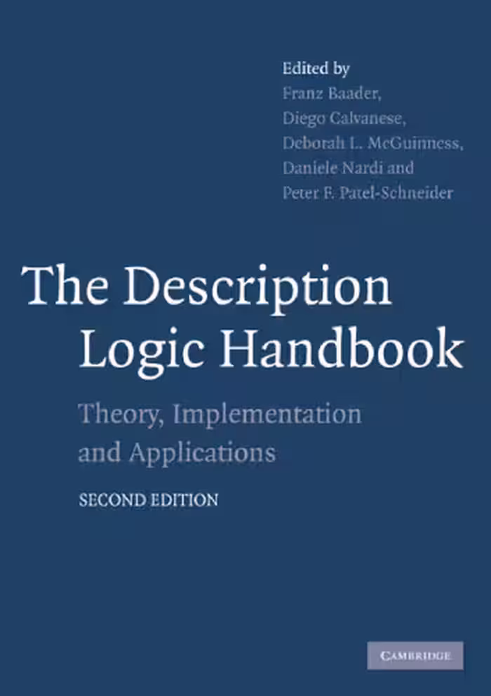 خرید و دانلود نسخه کامل کتاب The Description Logic Handbook: Theory, Implementation and Applications