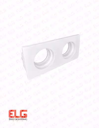 قاب هالوژن گچی دو شعله عمق کوتاه مدل MR-730 آقای نور