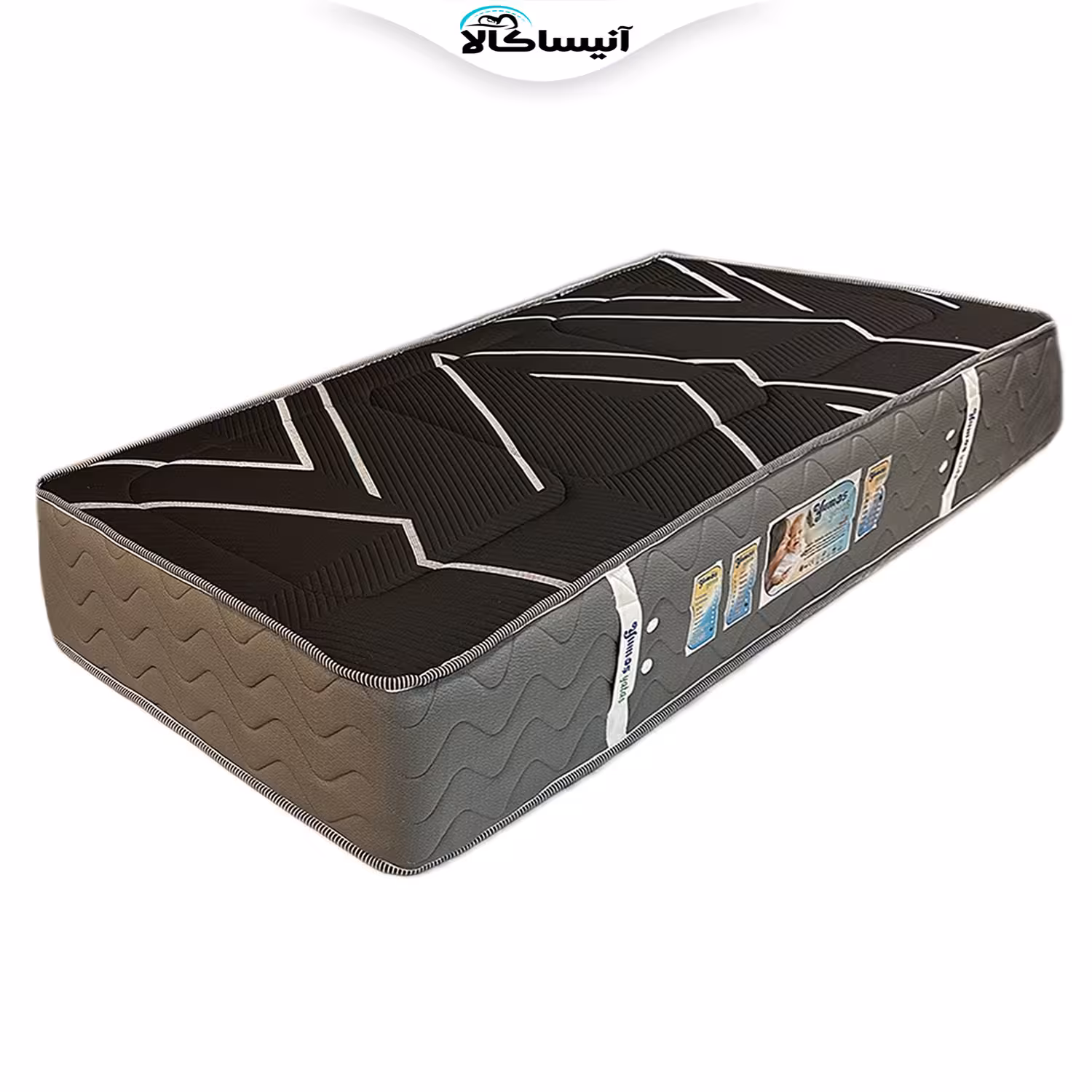 تشک یوموش مدل سوپر ارکیده مموری کلاس یکنفره سایز 200 × 120 سانتی متر