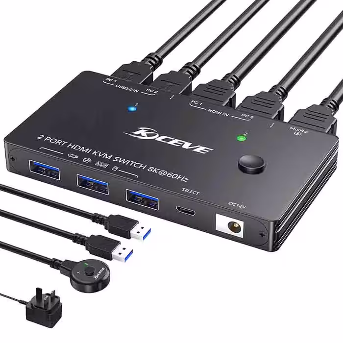سوئیچ  KVM عالی برند KCEVE KVM8201
