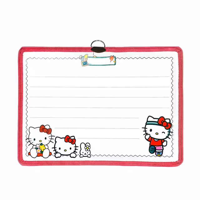 تخته وایت برد دور دوخت فانتزی طرح دار 34×24 سانتی متری