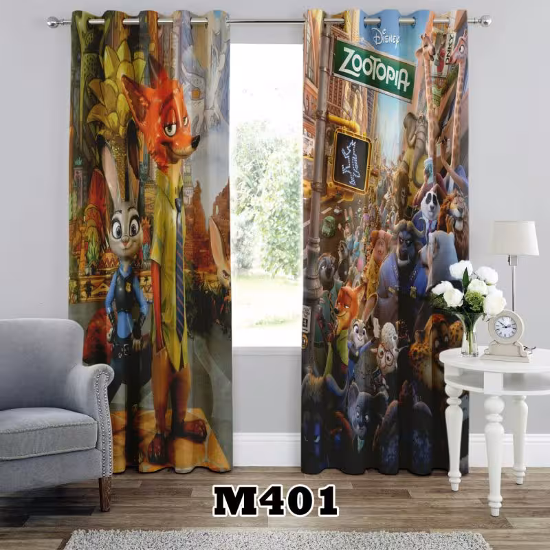 پرده سه بعدی طرح کودک