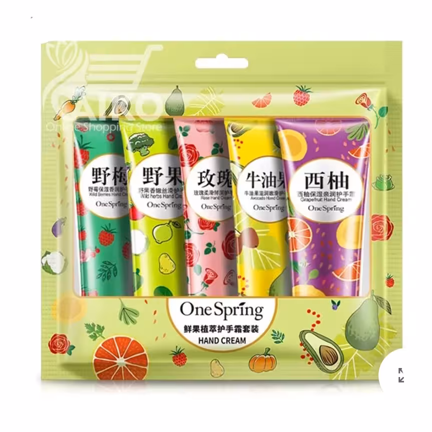 پک 5 عددی کرم One Spring نرم کننده دست و صورت