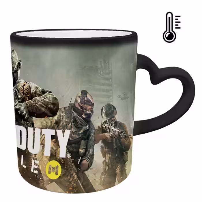 خرید ماگ-لیوان حرارتی  دسته ساده  بازی کال آف دیوتی call of duty کد 5