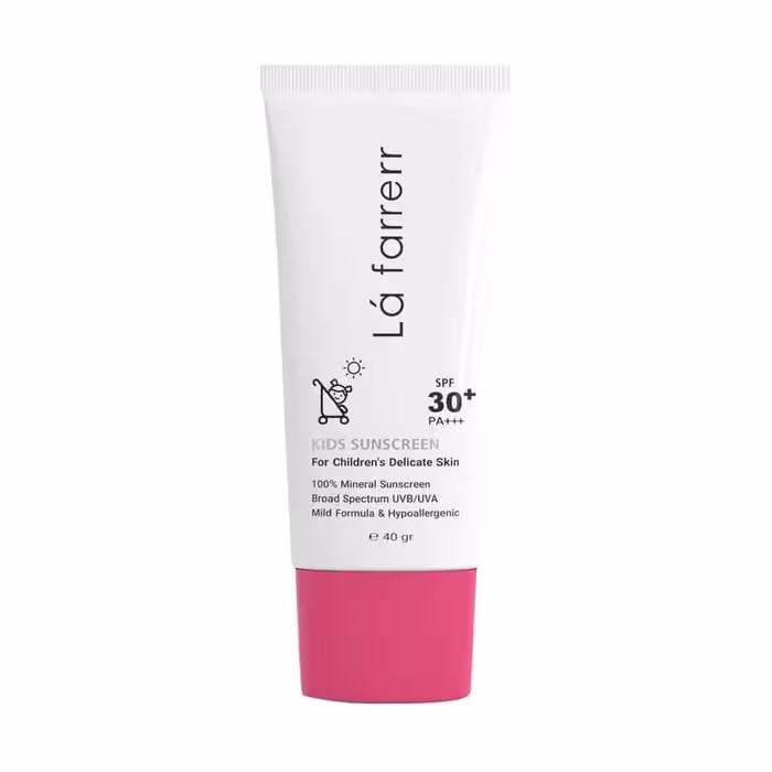 کرم ضد آفتاب کودکان spf 30 دخترانه 40 میلی لیتر لافارر La farrerr