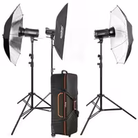 کیت فلاش استودیویی گودکس Falsh Studio Godox QS-300 II