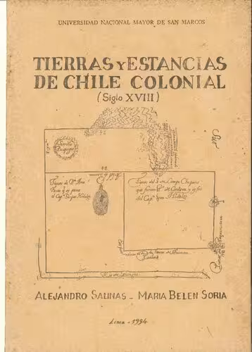 خرید و دانلود نسخه کامل کتاب Tierras y estancias de Chile colonial (Siglo XVIII)