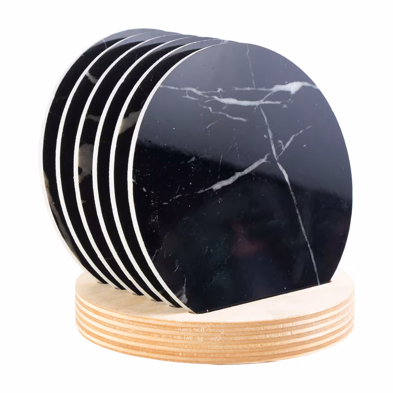 زیر لیوانی سنگی رایکا مدل استند دار بسته 6 عددی