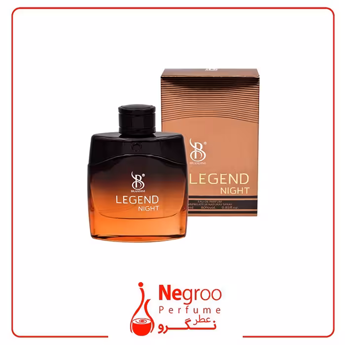 عطر جیبی مردانه برندینی مدل Legend Night حجم 25 میلی لیتر