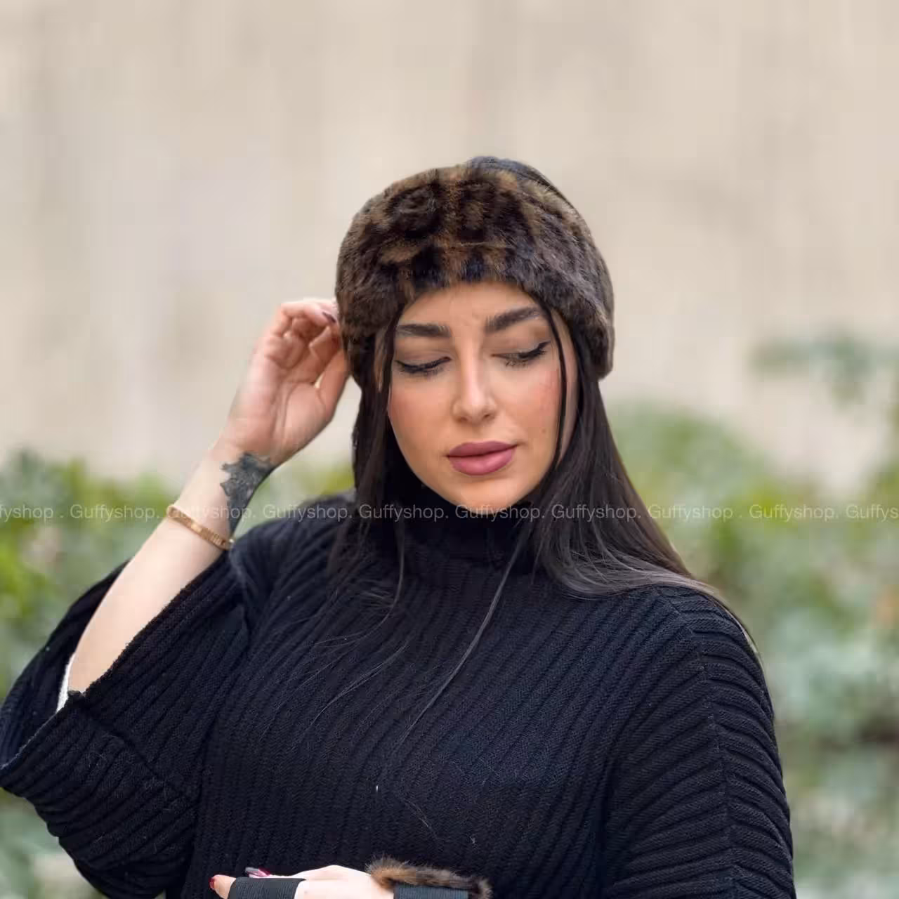 هدبند خز پلنگی