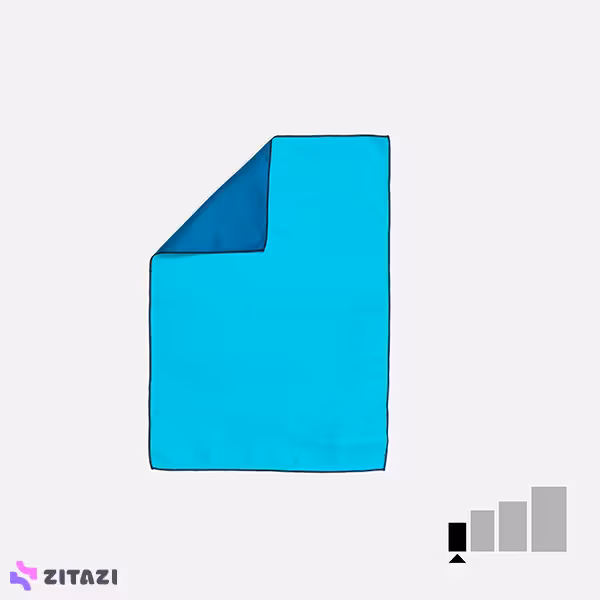 حوله میکروفایبر نابایجی مدل Nabaiji Double Sided Microfiber Towel 39 X 55 cm