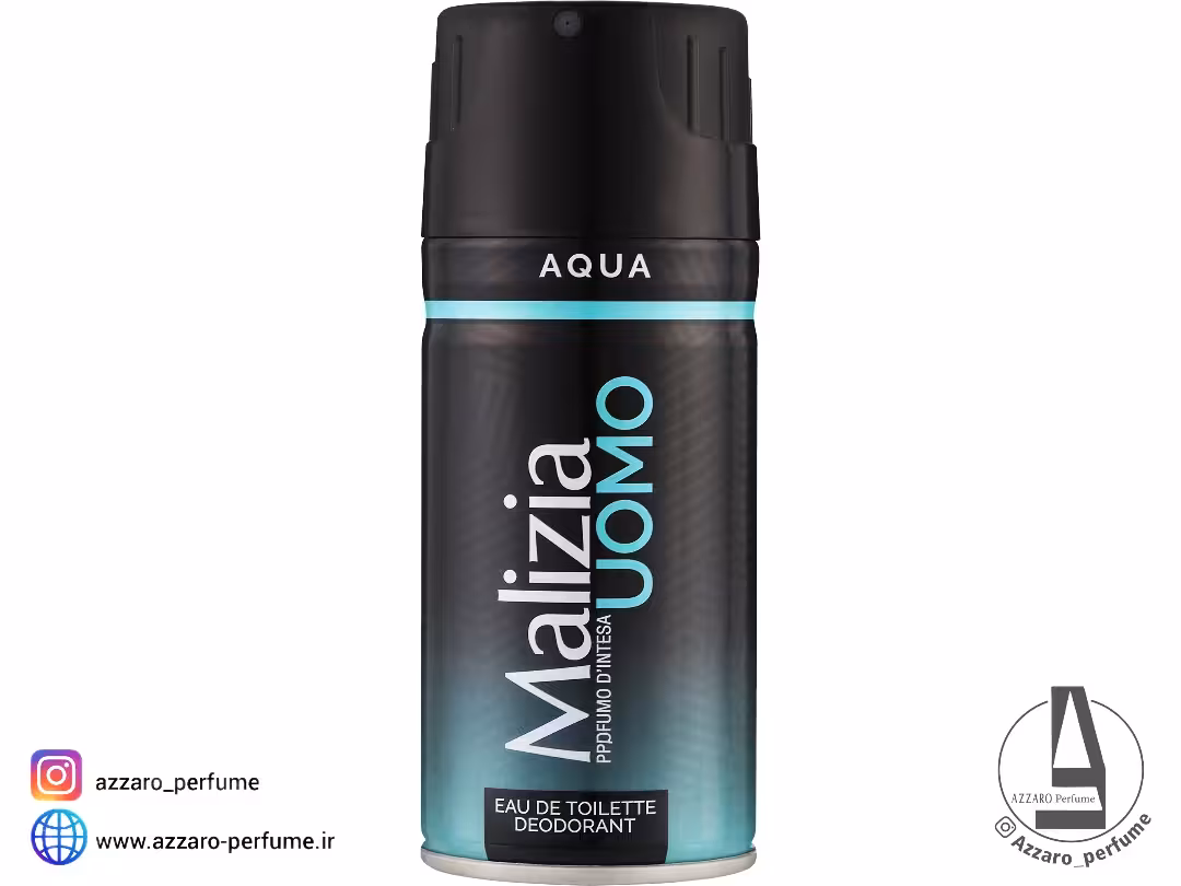 اسپری بدن مردانه مالزیا مدل آکوا حجم 150 میل