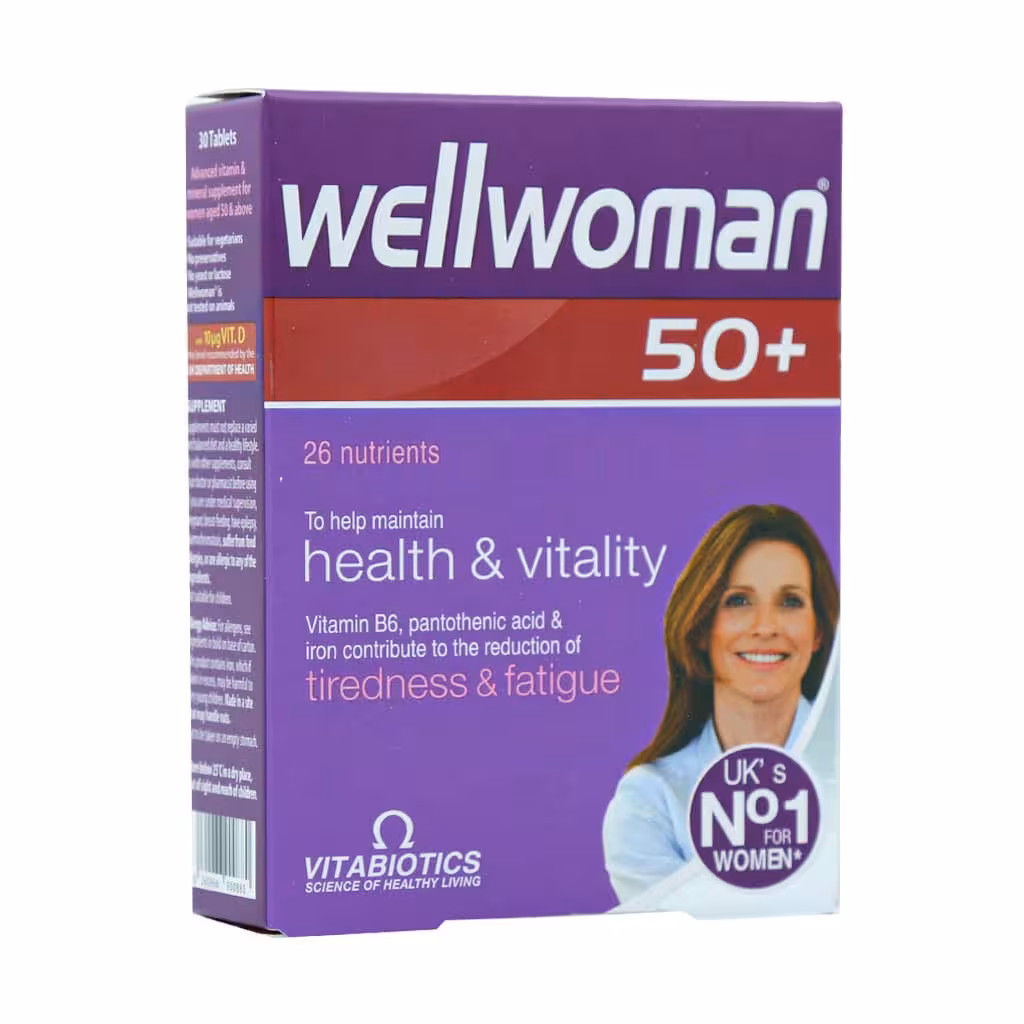 قرص ول وومن 50 سال به بالای ویتابیوتیکس (30 عددی)
