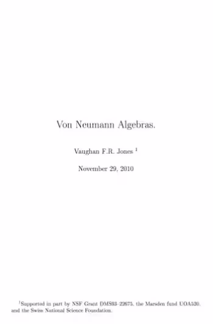 خرید و دانلود نسخه کامل کتاب Von Neumann Algebras
