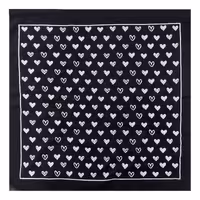 دستمال سر و گردن طرح قلب کد 105