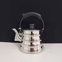 کتری استیل 2.5 لیتر قیطاسی کد 30606 T.GH با ارسال رایگان