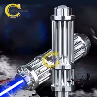 لیزر پوینتر حرارتی پاور بانک دار 50000MW USB017 نور آبی - کمپ آراس