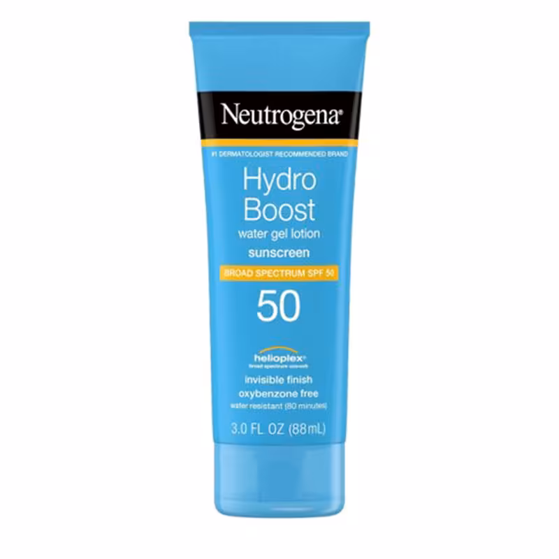لوسیون ضد آفتاب مرطوب کننده واتر ژل هیدروبوست نوتروژینا Neutrogena Hydro Boost Moisturizing Water Gel Sunscreen Lotion SPF 50 • خوش آرا