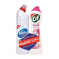 مجموعه سفیدکننده دامستوس و پاک کننده سیف 750 میلی لیتری