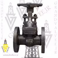 کد:1005 شیر فلکه کشویی &quot;1/2 1 اینچ کلاس 150 فولاد فورج