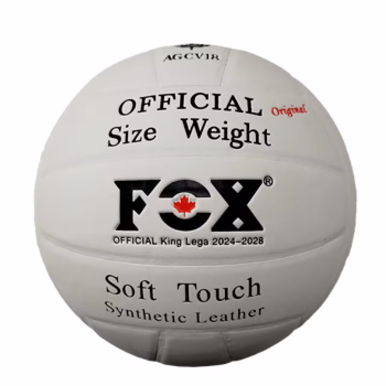 توپ والیبال فاکس مدل تمام سفید به همراه سوزن و تور