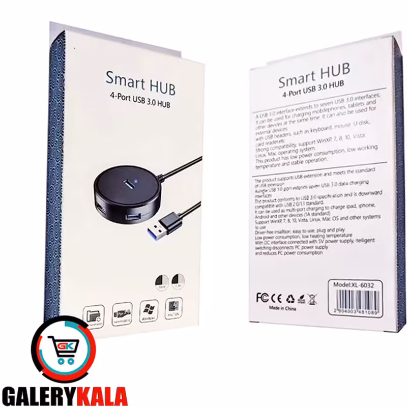 هاب 4 پورت USB 3.0 مدل XL-6032