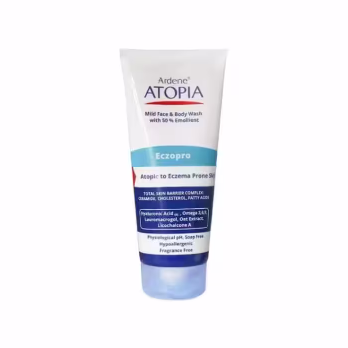 لوسیون شوینده صورت و بدن آردن سری Atopia مدل Eczopro حجم 200 میلی لیتر