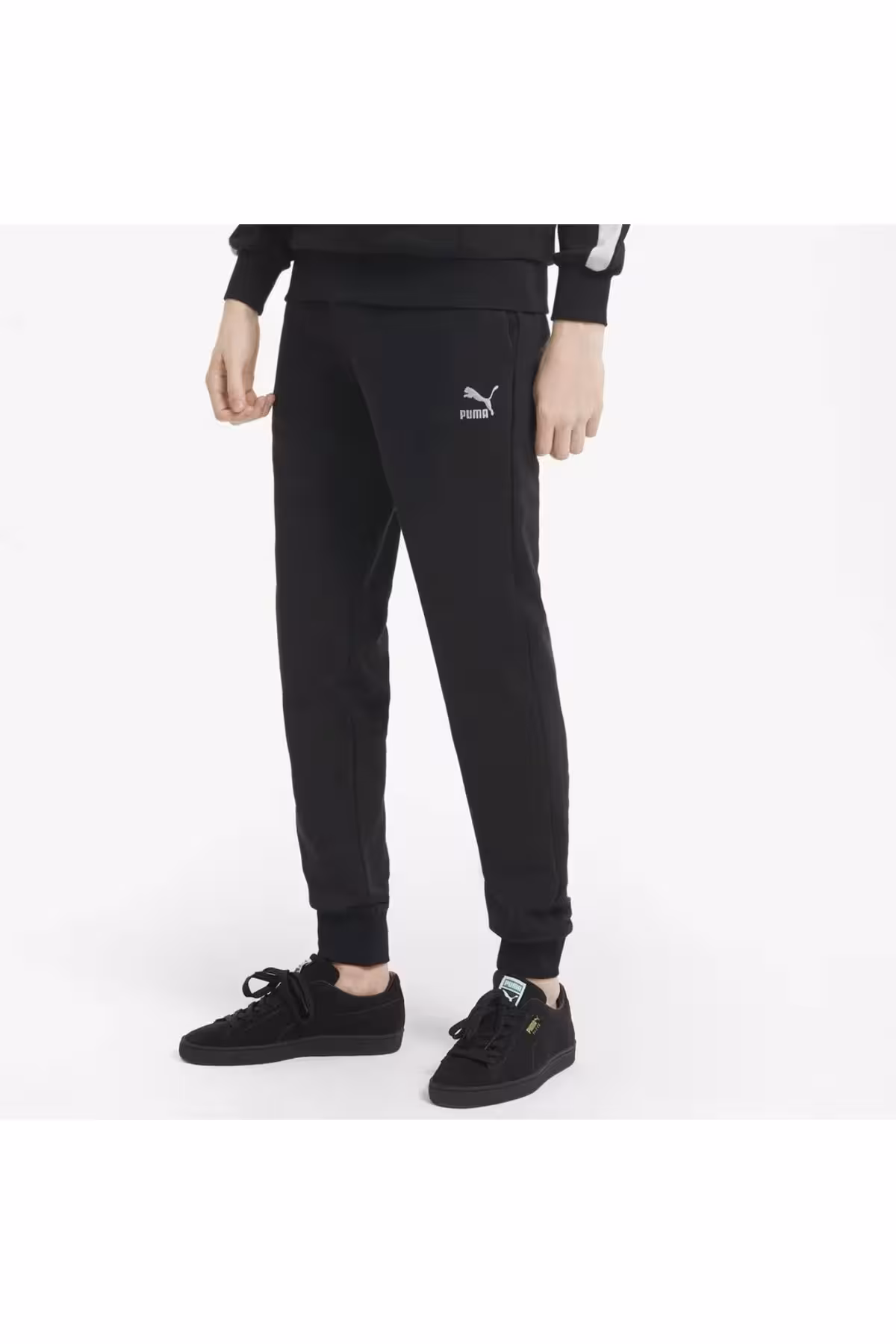 شلوار گرمکن مردانه و زنانه لباس کلاسیک رنگ سیاه پایین Puma