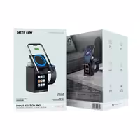 شارژر بی‌سیم اسمارت استیشن پرو گرین Green Lion Smart Station Pro