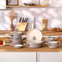 سرویس قابلمه 11 پارچه امسان Crystal بژ