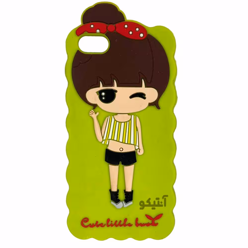 قاب عروسکی سیلیکونی دخترانه مناسب برای iPhone 5