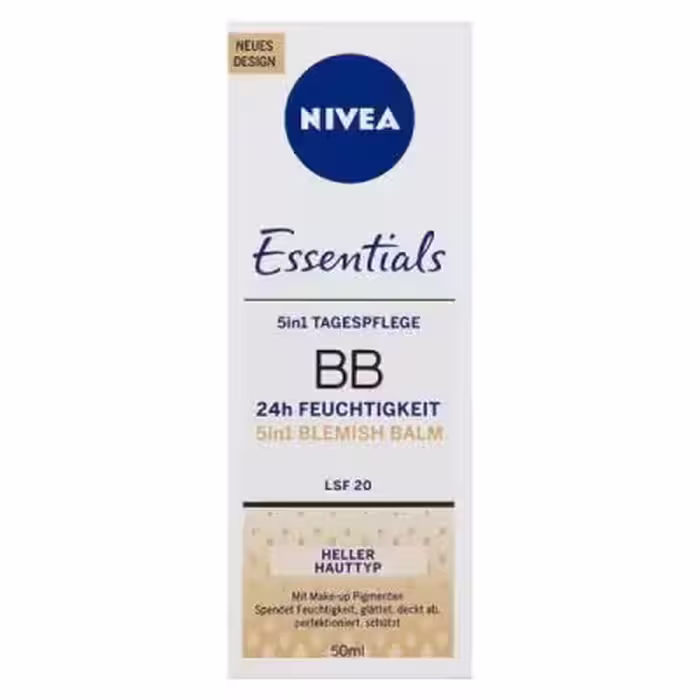کرم مرطوب کننده و ضد آفتاب نیوآ مدل Essentials حجم 50 میلی لیتر