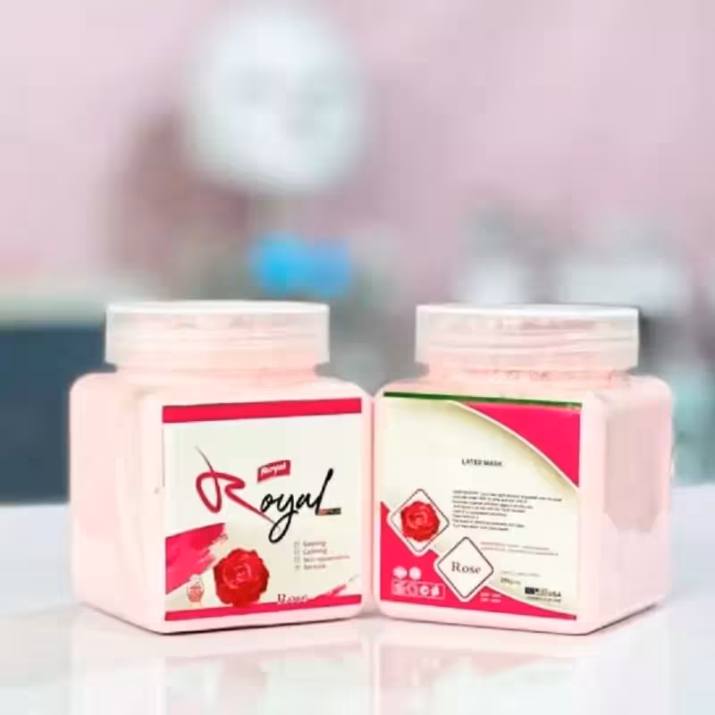 ماسک لاتکسی ضد لک عصاره گل رز 250 گرمی برند رویال ROYAL