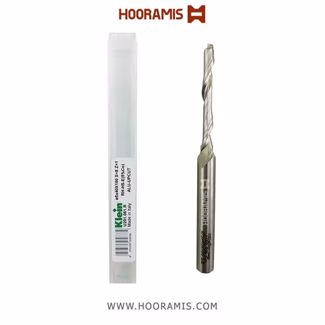 مته عمومی تک کاناله 8*100*40*5 از جنس HSS-E برند Klein ایتالیا